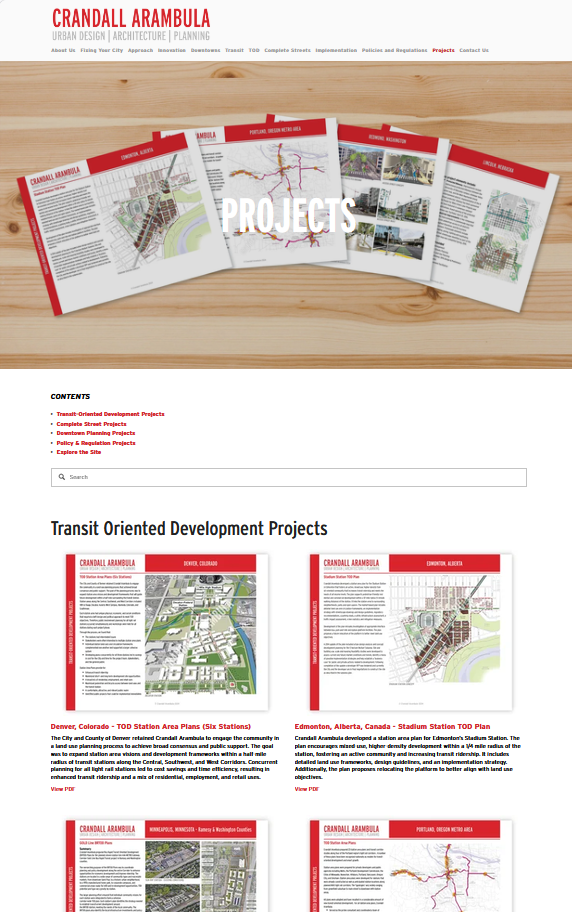 Crandall Arambula Web Design 1